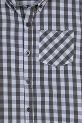 White Boy's Checkered Shirt